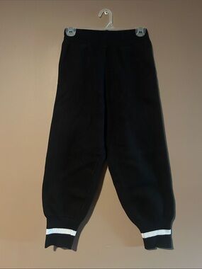 UGG Black Jogger Pants with White Cuff Detail